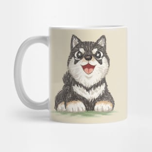 Black-Shiba dog Mug